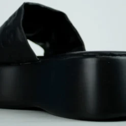 Agave 01 Women's Embossed Wide Band Platform Slides -sbwshoes shop Agave 01 6