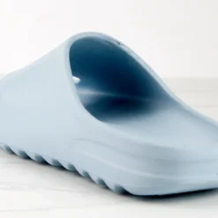 Agency 01 Womens Horizontal Grooved Outsole Slides -sbwshoes shop Agency01Blue 3