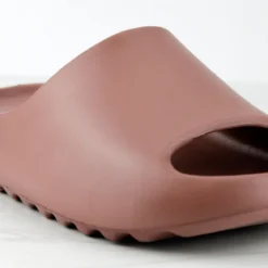 Agency 01 Womens Horizontal Grooved Outsole Slides -sbwshoes shop Agency01Brown 1