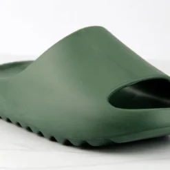 Agency 01 Womens Horizontal Grooved Outsole Slides -sbwshoes shop Agency01Olive 1