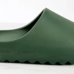 Agency 01 Womens Horizontal Grooved Outsole Slides -sbwshoes shop Agency01Olive 2