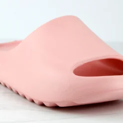 Agency 01 Womens Horizontal Grooved Outsole Slides -sbwshoes shop Agency01Pink 1