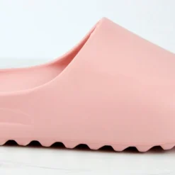 Agency 01 Womens Horizontal Grooved Outsole Slides -sbwshoes shop Agency01Pink 2