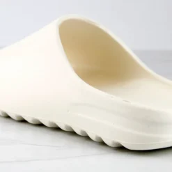 Agency 01 Womens Horizontal Grooved Outsole Slides -sbwshoes shop Agency01White 3