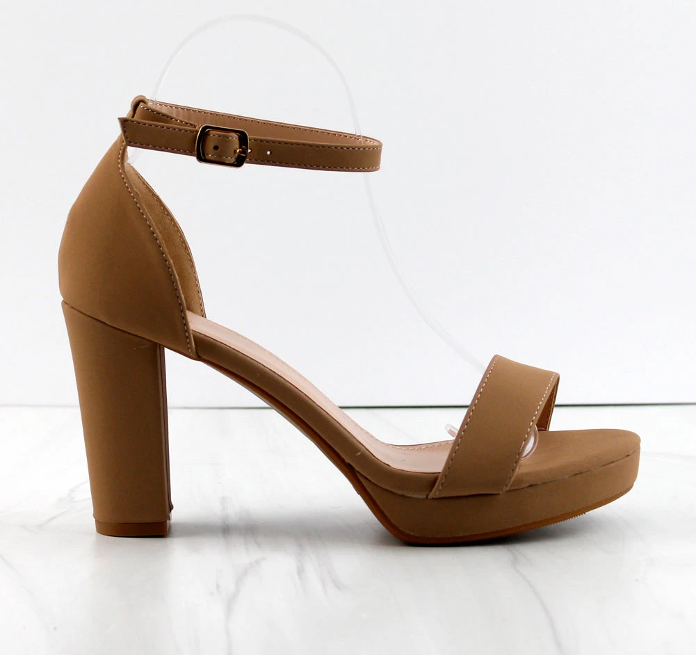 Asia-1 Womens High Heeled Ankle Strap Dress Heels 8 Asia-1 Womens High Heeled Ankle Strap Dress Heels - Image 8