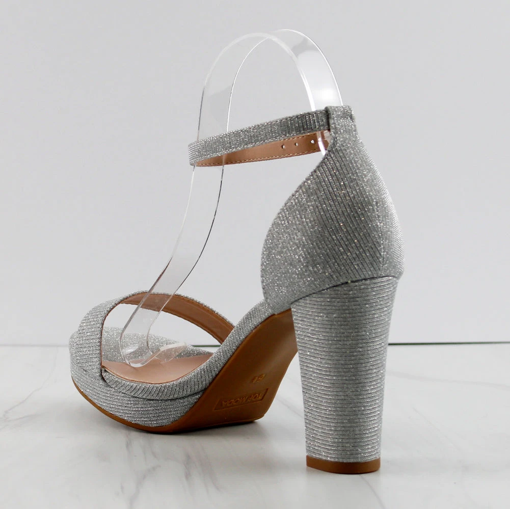 Asia-1 Womens High Heeled Ankle Strap Dress Heels 6 Asia-1 Womens High Heeled Ankle Strap Dress Heels - Image 6