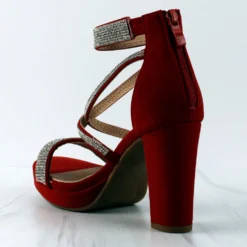 Asia 66 Women's Cross Strapped Platform Heeled Sandals -sbwshoes shop Asia 66 1