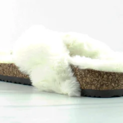 Forever Benefit 12 Womens Faux Fur Lined Thong Slides -sbwshoes shop Benefit12 1