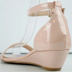 Forever Danielle 76 Womens Buckle Low Heel WedgeDress Sandals -sbwshoes shop Danielle 76 3