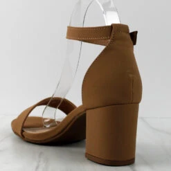 Delia-1 Women's Single Band Low Block Heeled Dress Sandals 23 Delia-1 Women's Single Band Low Block Heeled Dress Sandals -sbwshoes shop Delia 1 1