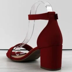 Delia-1 Women's Single Band Low Block Heeled Dress Sandals 32 Delia-1 Women's Single Band Low Block Heeled Dress Sandals -sbwshoes shop Delia 1 10