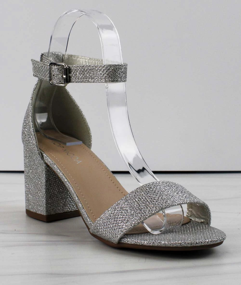 Delia-1 Women's Single Band Low Block Heeled Dress Sandals 16 Delia-1 Women's Single Band Low Block Heeled Dress Sandals - Image 16