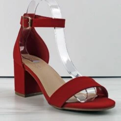 Delia-1 Women's Single Band Low Block Heeled Dress Sandals 30 Delia-1 Women's Single Band Low Block Heeled Dress Sandals -sbwshoes shop Delia 1 8