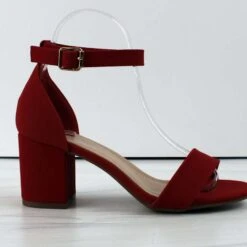 Delia-1 Women's Single Band Low Block Heeled Dress Sandals 31 Delia-1 Women's Single Band Low Block Heeled Dress Sandals -sbwshoes shop Delia 1 9