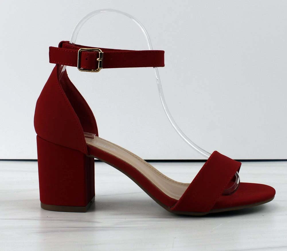 Delia-1 Women's Single Band Low Block Heeled Dress Sandals 14 Delia-1 Women's Single Band Low Block Heeled Dress Sandals - Image 14