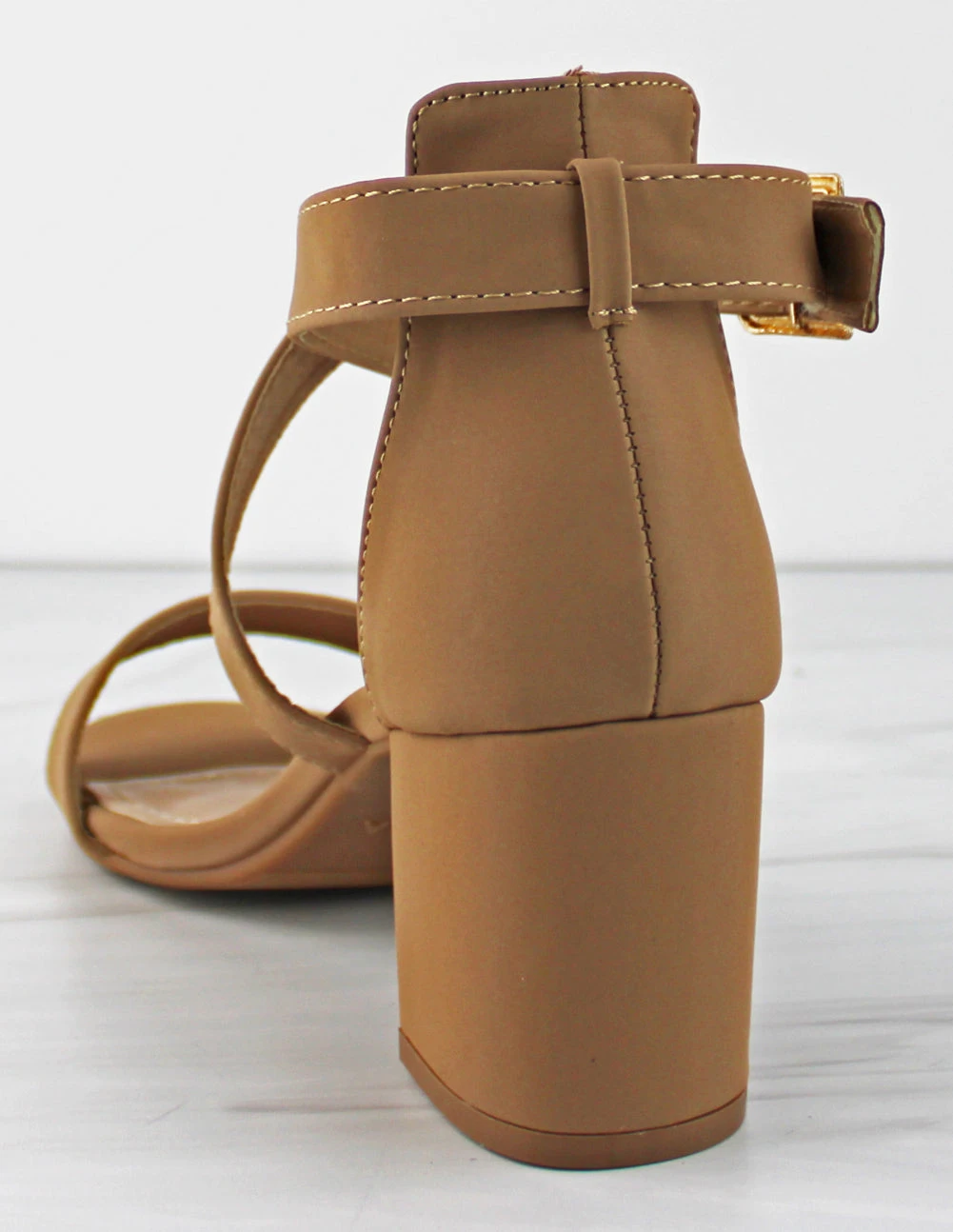 Delia 6 Womens Cross Band Low Block Dress Heel Sandals 9 Delia 6 Womens Cross Band Low Block Dress Heel Sandals - Image 9