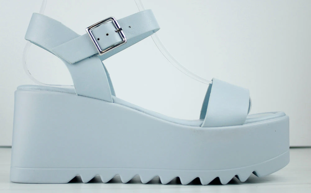 Dot 1 Womens Platform Thin Band Ankle Strap Sandals 8 Dot 1 Womens Platform Thin Band Ankle Strap Sandals - Image 8