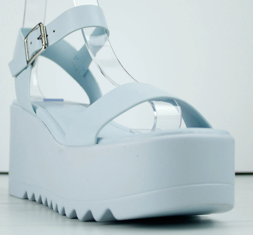 Dot 1 Womens Platform Thin Band Ankle Strap Sandals 7 Dot 1 Womens Platform Thin Band Ankle Strap Sandals - Image 7