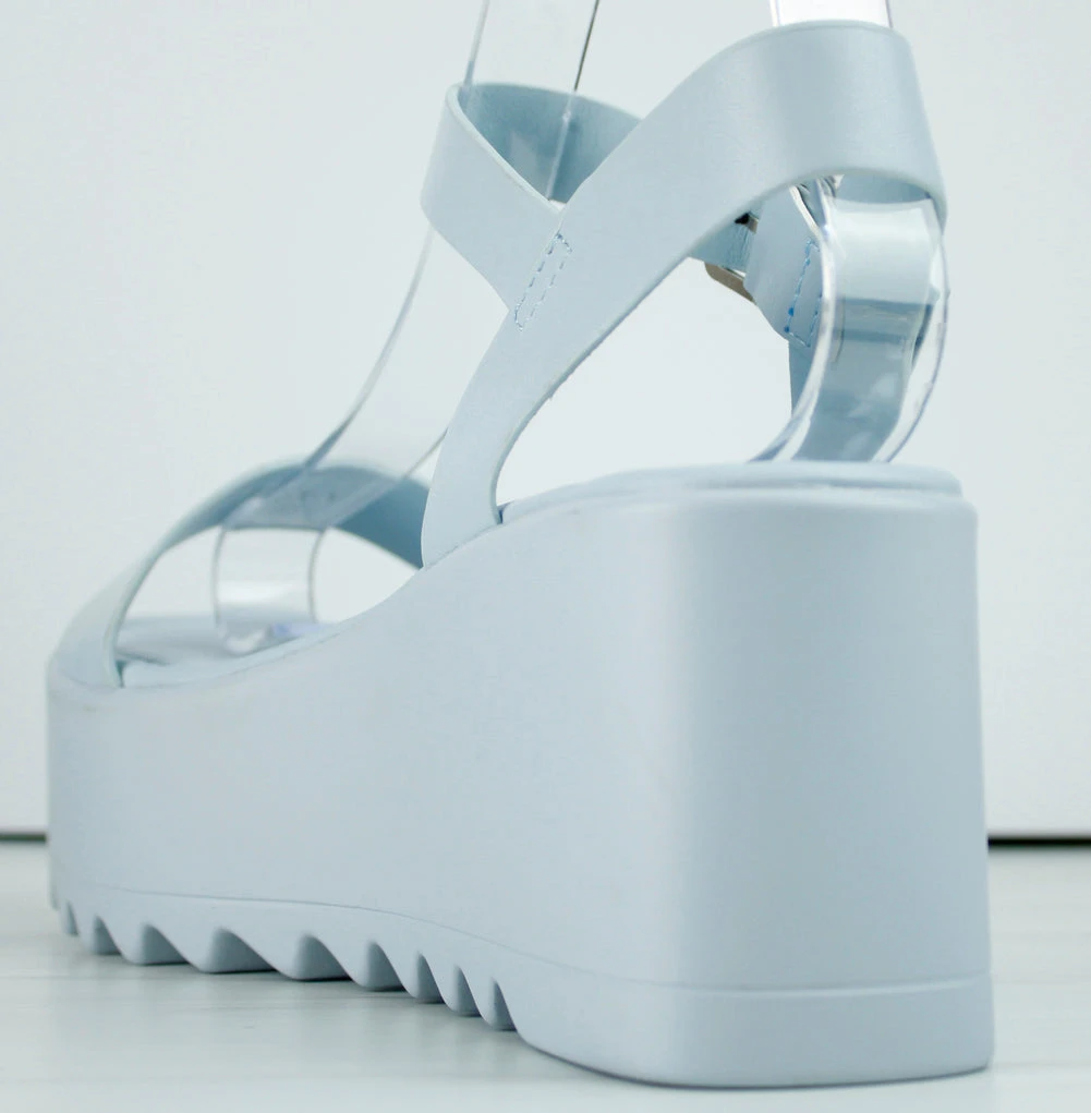 Dot 1 Womens Platform Thin Band Ankle Strap Sandals 9 Dot 1 Womens Platform Thin Band Ankle Strap Sandals - Image 9