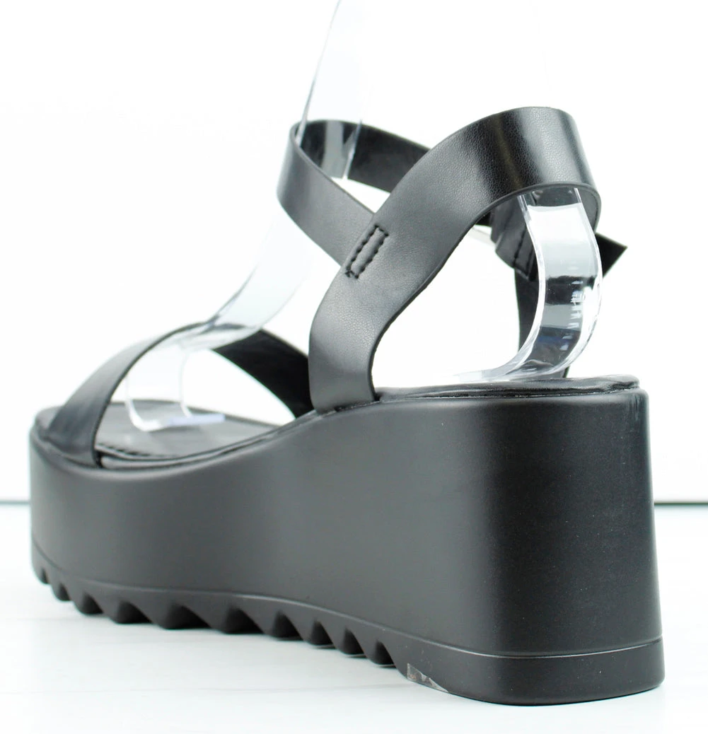 Dot 1 Womens Platform Thin Band Ankle Strap Sandals 3 Dot 1 Womens Platform Thin Band Ankle Strap Sandals - Image 3