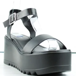 Dot 1 Womens Platform Thin Band Ankle Strap Sandals