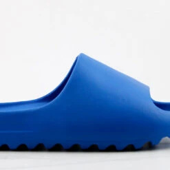 Festive Womens Casual Horizontal Grooved Outsole Slides -sbwshoes shop FestiveBlue 3