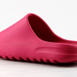 Festive Womens Casual Horizontal Grooved Outsole Slides -sbwshoes shop FestiveFuchsia 1