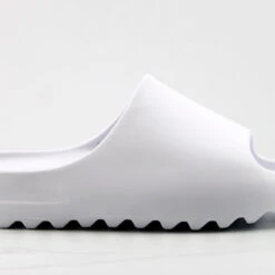 Festive Womens Casual Horizontal Grooved Outsole Slides -sbwshoes shop FestiveWhite 3