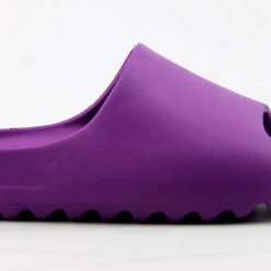 Festive Womens Casual Horizontal Grooved Outsole Slides -sbwshoes shop Festivepurple 3