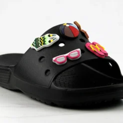 Fun Womens Decretive Pin Rubber Slides