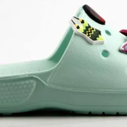 Fun Womens Decretive Pin Rubber Slides -sbwshoes shop FunMint 2