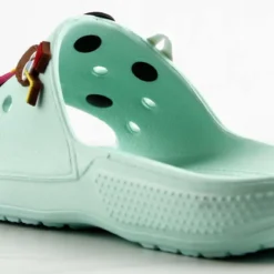 Fun Womens Decretive Pin Rubber Slides -sbwshoes shop FunMint 3