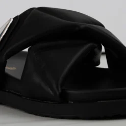 Iconic Babe Women's Cross Band Slip On Comfort Sandals