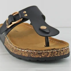 Grove 29 Women's Cork Sole Thong Slip On Sandals 9 Grove 29 Women's Cork Sole Thong Slip On Sandals -sbwshoes shop IMG 1112