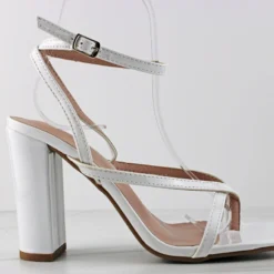 Nile 1 Women's High Block Heel Square Toe Dress Sandals -sbwshoes shop IMG 1245