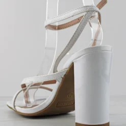 Nile 1 Women's High Block Heel Square Toe Dress Sandals -sbwshoes shop IMG 1246