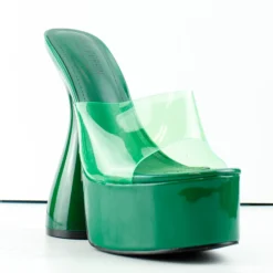 Inji Womens Platform Hour Glass Heel Sandal