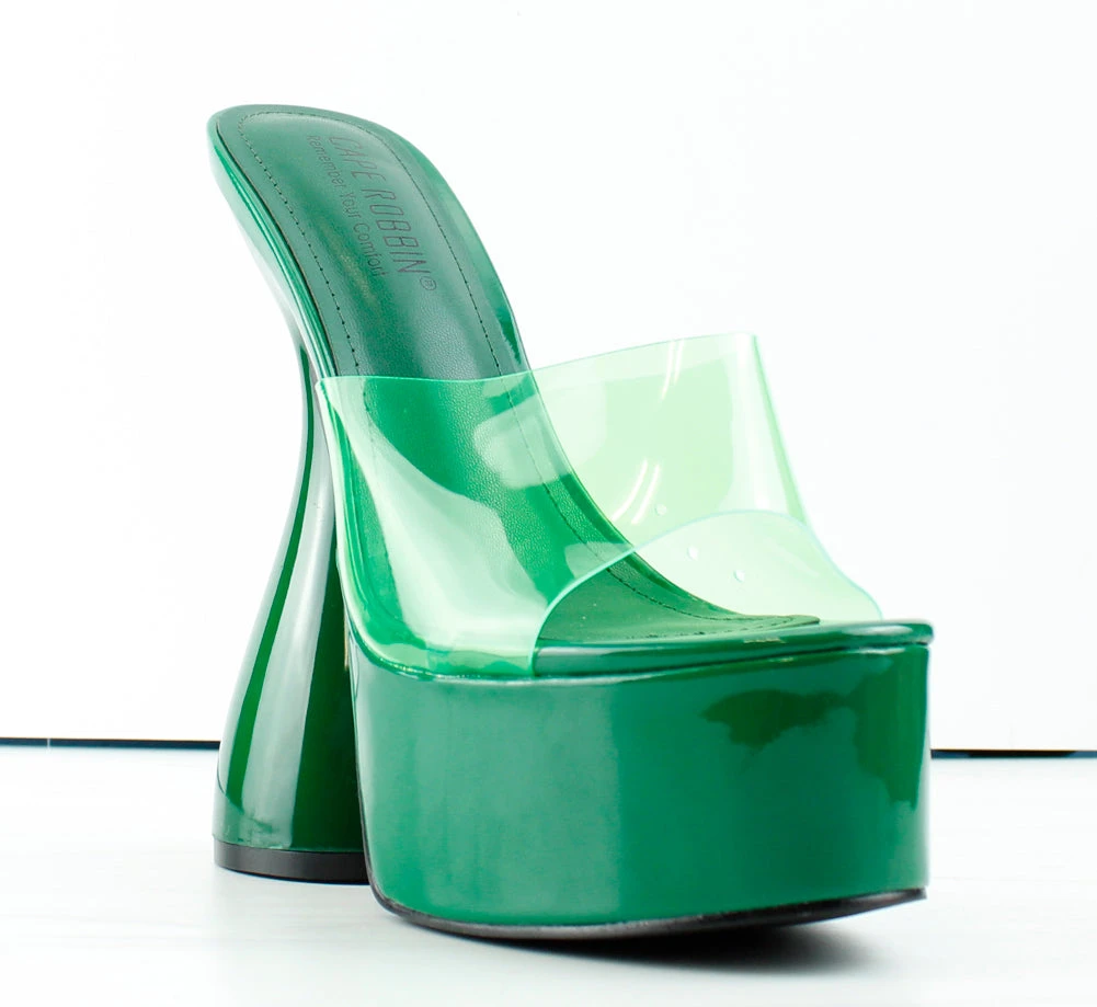 Inji Womens Platform Hour Glass Heel Sandal 1 Inji Womens Platform Hour Glass Heel Sandal