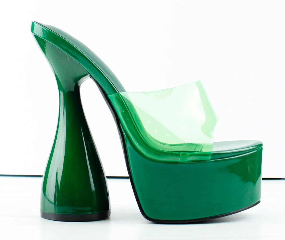 Inji Womens Platform Hour Glass Heel Sandal 2 Inji Womens Platform Hour Glass Heel Sandal - Image 2