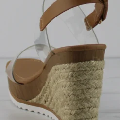 Intend Women's Double Band Cork Wedges -sbwshoes shop Intend 3