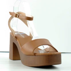 Java 7 Womens High Heel Platform Wooden Sandals -sbwshoes shop Java7 5