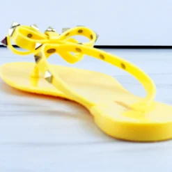 Forever Jelly 12 Womens Stud Embellished Jelly Flip Flops -sbwshoes shop Jelly 12 1