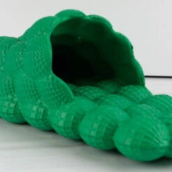 Jiele Women's Cushioned Slip On Bubble Slides -sbwshoes shop JielelGreen3