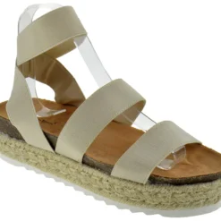 Kacie 02 Women's Espadrille Beige 8 -sbwshoes shop Kacie02Beige 1