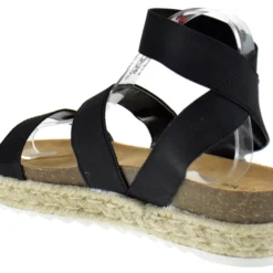 Kacie 02 Women's Espadrille Beige 8 -sbwshoes shop Kacie02Black 3