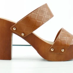 Kyriee 18B Womens Open Toe Wooden Heel Sandals -sbwshoes shop Kyrie18b 6