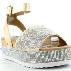 Forever Luxury 96 Women's Rhinestone Wide Band Buckled Platform Sandals -sbwshoes shop Luxury96 5 a01b54d5 6e36 4785 a5de abfd8c377224