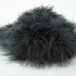 Unknown Women's Closed Toe Fluffy Feather Slippers