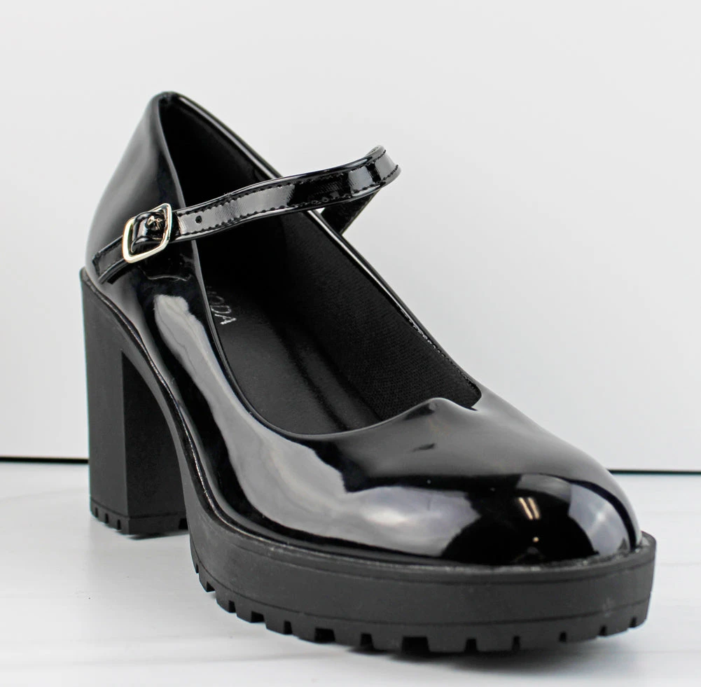 Reef 22 Women's Closed Toe Platform Mary Jane Heels 4 Reef 22 Women's Closed Toe Platform Mary Jane Heels - Image 4