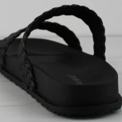 Bamboo Media 03 Woven Dual Strap Slides -sbwshoes shop Media03 3